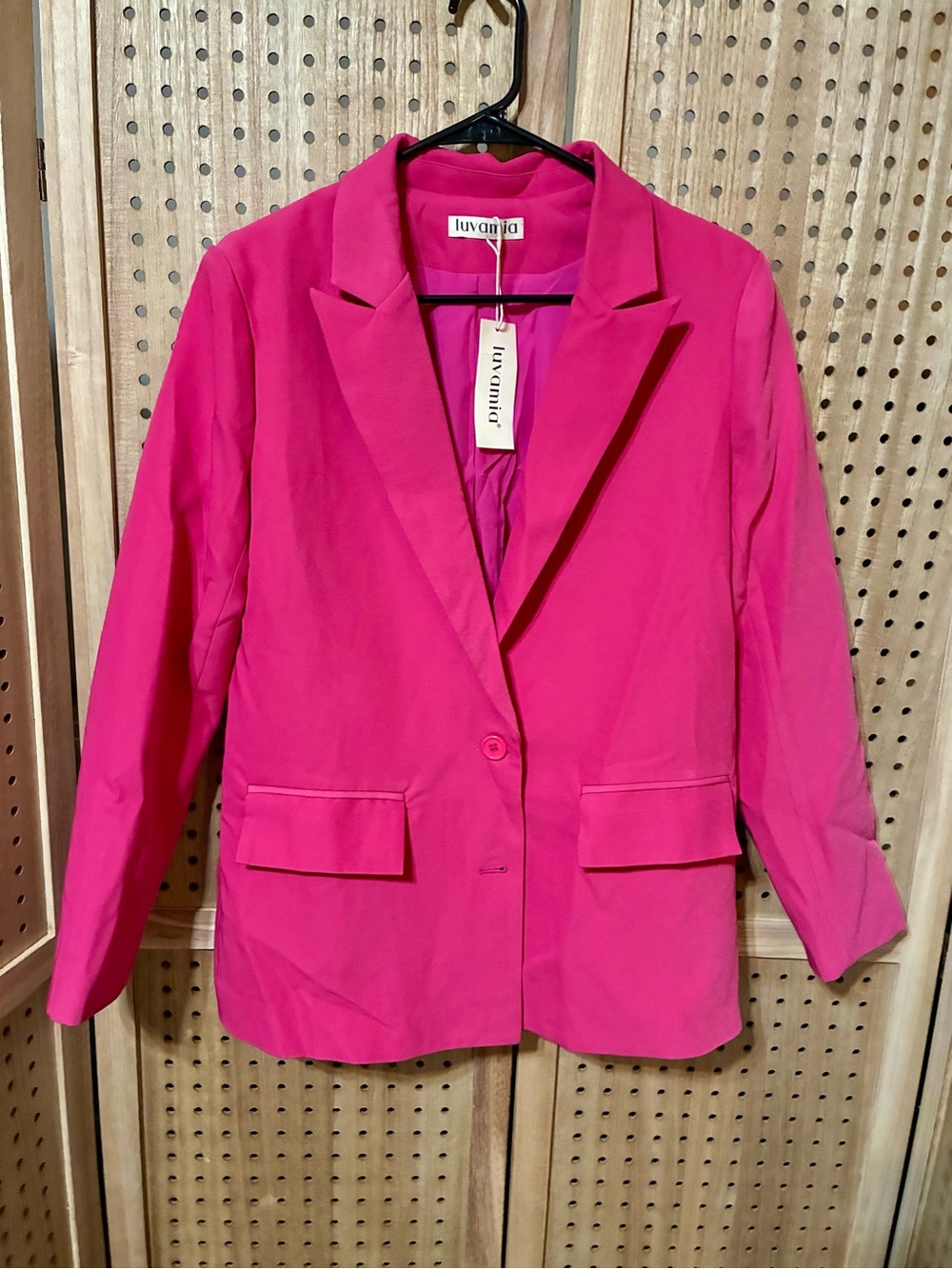 Luvamia Pink Suit Size M NWT